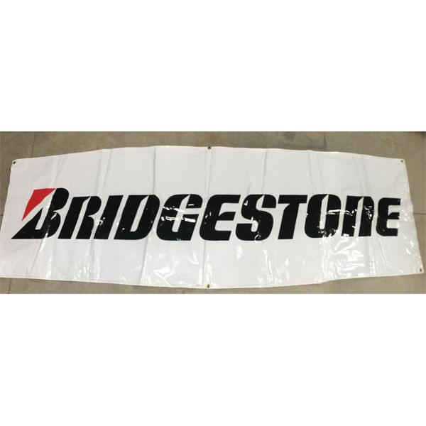 BRIDGESTONE WHITE BANNER