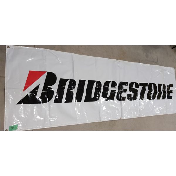 BRIDGESTONE WHITE BANNER