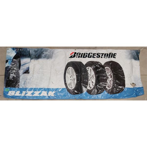 BRIDGESTONE BLIZZAK TIRES BANNER