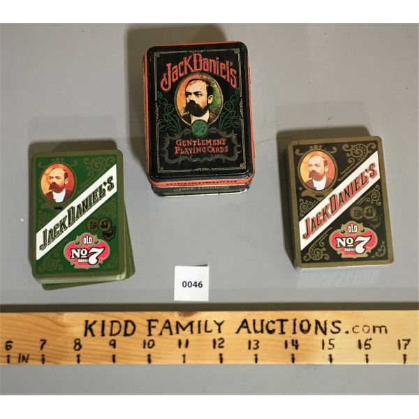 JACK DANIEL'S GENTLEMEN'S PLAYING CARDS