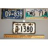 Image 1 : LOT OF 2 ONTARIO LICENSE PLATES, 1 MANITOBA