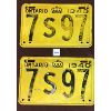 Image 1 : PAIR OF ONTARIO LICENSE PLATE 1940