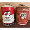 Image 2 : LOT OF TWO 5 GAL MOTOR OIL CANS