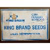 Image 1 : KING GRAIN SEEDS METAL SIGN