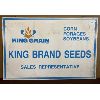 Image 1 : KING GRAIN SEEDS METAL SIGN