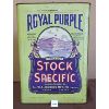 Image 2 : ROYAL PURPLE, STOCK SPECIFIC TIN. 