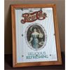 Image 2 : LOT OF 2 - PEPSI COLA & COCA COLA MOUNTED POSTER & FRAMED DECORATED MIRROR