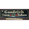 Image 1 : GOODRICH TIRES & TUBES DOUBLE SIDED TIN SIGN