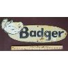 Image 1 : BADGER SST EMBOSED SIGN - APPROX 27.5"