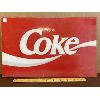 Image 1 : ENJOY COKE ACRYLIC SIGN - 18" X 29"