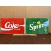 Image 1 : COKE / SPRITE ACRYLIC SIGN - 14" X 42"