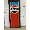 Image 1 : FRAMED ACRYLIC PEPSI POP MACHINE FACE - 25" X 63"