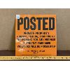 Image 1 : PRIVATE PROPERTY SST SIGN - 10" SQ