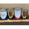 Image 2 : LOT OF 4 - TEXACO 1 QT TINS - SOME CONTENTS