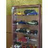 Image 2 : DISPLAY CASE OF COMMEMORATIVE TOY CARS - 16" X 44" X 7" - *NOTE* SOME DAMAGE