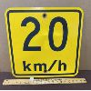 Image 1 : 20 KM ROAD SIGN 