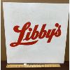 Image 1 : LIBBY'S - ACRYLIC ADVERTISNG SIGN - 24" SQ