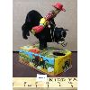 Image 2 : LINEMAR TOYS WILD WEST RODEO BULL RIDER