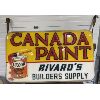 Image 2 : CANADA PAINT - DOUBLE SIDED EMBOSED ACRYLIC HANGING SIGN - 34" X 56"