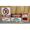 Image 1 : LOT OF 3 - ALUM SIGNS - FIRE / DANGER