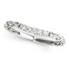 Image 3 : 0.75 ctw VS/SI Diamond 3 Stone Ring 18k White Gold - REF-92H8R