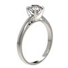Image 3 : 0.99 ctw Certified Quality Diamond Engagment Ring 10k White Gold - REF-139F2M