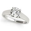 Image 1 : 0.5 ctw Certified VS/SI Diamond Ring 18k White Gold - REF-78N8F