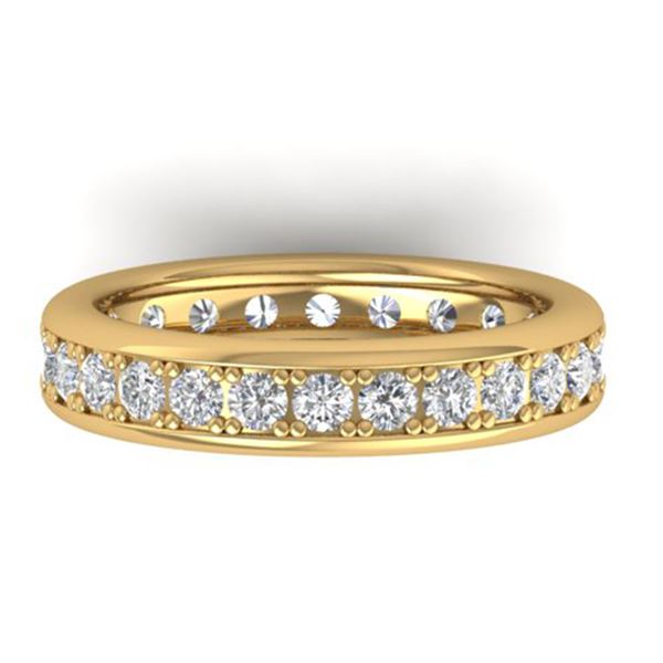 1.33 ctw VS/SI Diamond Eternity Band Men's SIZE 10 14k Yellow Gold - REF-127K6Y