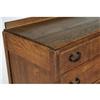 Image 2 : LIMBERT MISSION OAK TALL CHEST model #487