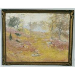 MARY LORING WARNER 14"x18" pastel Autumn L