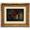 Image 1 : ISAACHAR RYBACK 9 1/2"x13" oil on canvas s