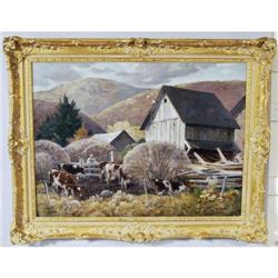 BERTRAM GEORGE BRUESTLE Connecticut Farm 3