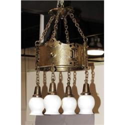 ARTS & CRAFTS STUEBEN CHANDELIER