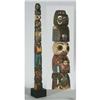 Image 1 : NORTHWEST COAST TOTEM POLE 36" high early