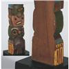 Image 2 : NORTHWEST COAST TOTEM POLE 36" high early