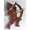 Image 2 : SHEET METAL INDIAN WEATHERVANE, 27" high,