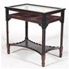 Image 1 : CHINESE CHIPPENDALE STYLE VITRINE TABLE, 2