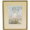 Image 1 : W.J. PHILLIPS WOODBLOCK PRINT Norman Bay I