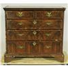 Image 2 : GEORGE II BURL WALNUT CHEST with crossband