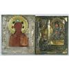 Image 1 : PAIR OF RUSSIAN ICONS each about 12"x10" (