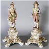 Image 1 : PAIR OF GERMAN PORCELAIN GARNITURES, 18" h