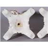 Image 2 : PAIR OF GERMAN PORCELAIN GARNITURES, 18" h