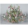 Image 1 : FRENCH TOLE 12 LIGHT CHANDELIER, 38" diame