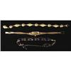 Image 1 : TWO BRACELETS and a LADIES GOLD WRIST WATC