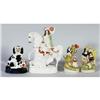 Image 1 : GROUP OF 4 STAFFORDSHIRE FIGURES,,  CONDIT