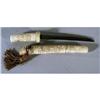 Image 1 : JAPANESE CARVED BONE TANTO (Samori Sword),