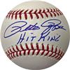 Image 1 : PETE ROSE SIGNED OML RAWLINGS BASEBALL W/"HIT KING" INSCRIPTION (FROZEN POND COA)