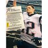 Image 2 : TOM BRADY SIGNED 8X10 PHOTO (REAL AUTHENTIC COA)