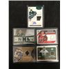 Image 1 : UPPER DECK HOCKEY GAME JERSEY/ AUTO CARD LOT