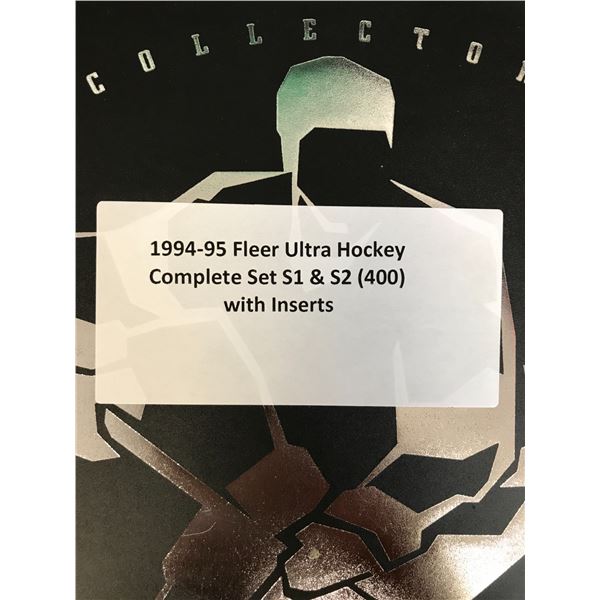 1994-95 FLEER ULTRA HOCKEY COMPLETE SETS 1 & 2